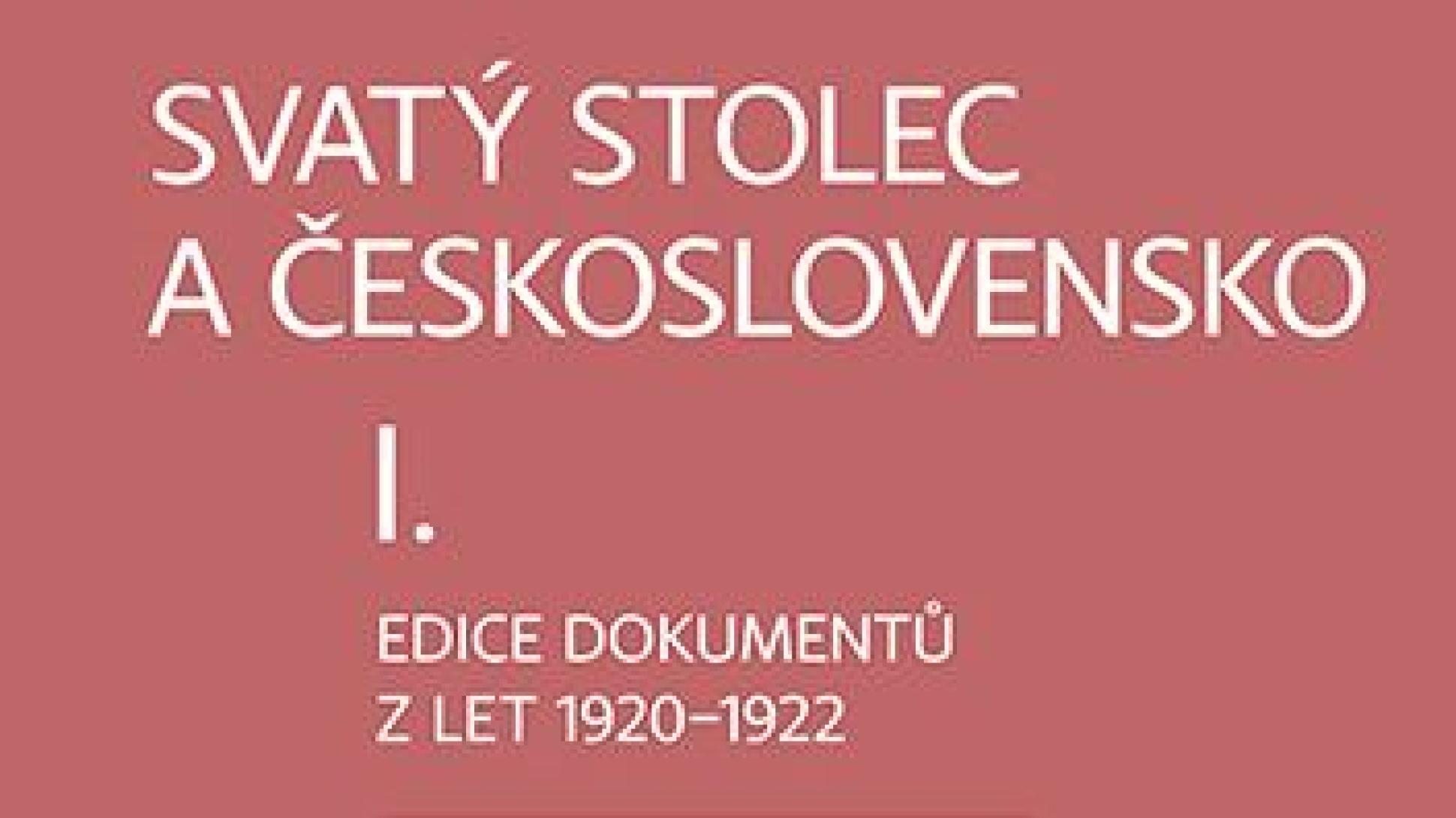 NOVÁ PUBLIKACE: Svatý stolec a Československo 
