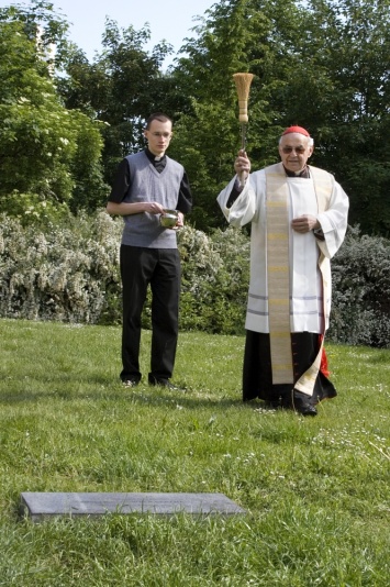 Svěcení základního kamene sochy kardinála Berana, 2009