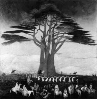 CSONTVÁRY KOSZTKA, Tivadar: Pilgrimage to Cedars of Lebanon, 1907 Magyar Nemzeti Galéria, Budapest