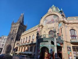 Municipal House and Powder Gate (The Old Town of Prague)